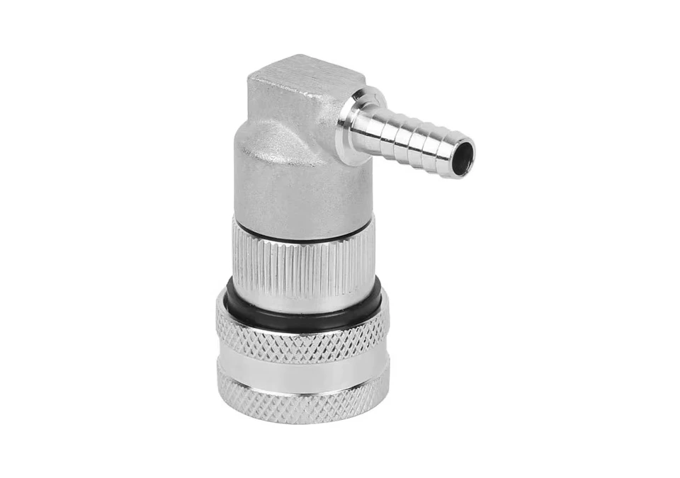 Ball Lock Stainless Disconnect Barbed Black for Beer/Liquid