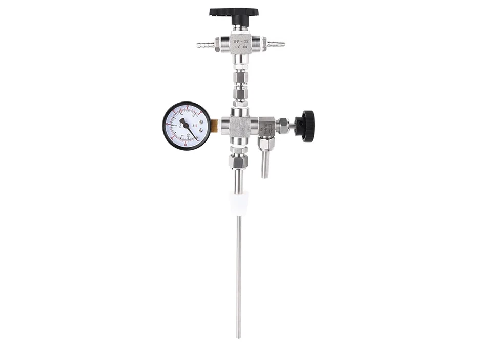 Bottle Filler Counter Pressure with Manometer (CO2 Gauge)