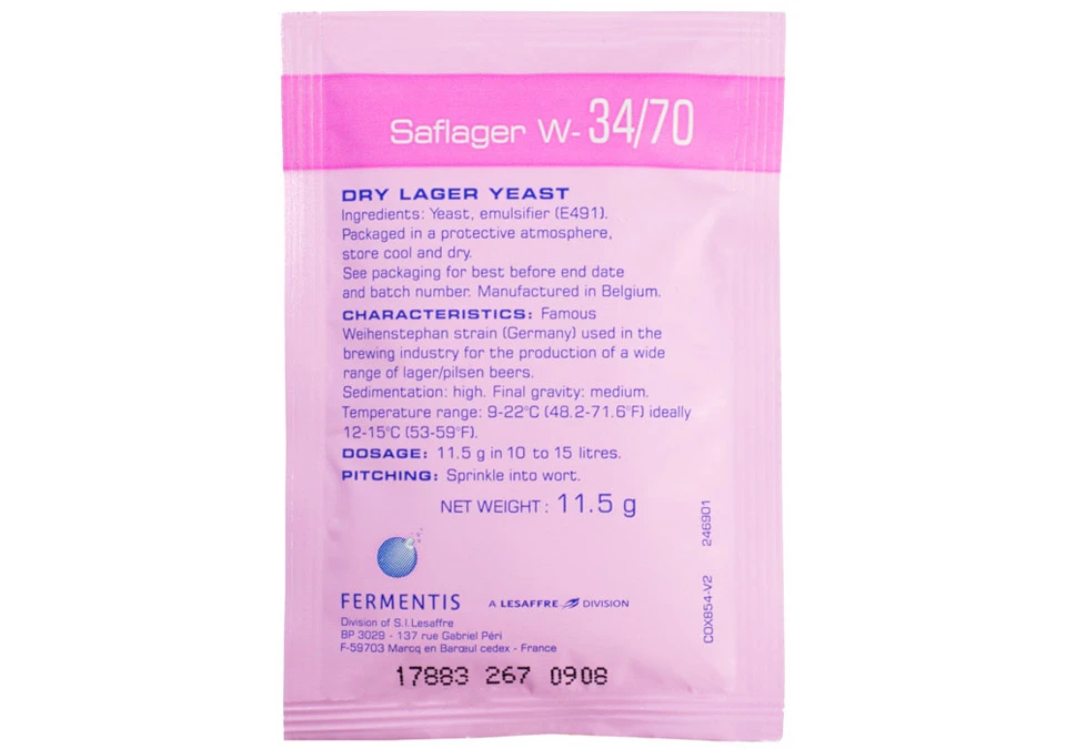 Fermentis Saflager W-34/70 Yeast