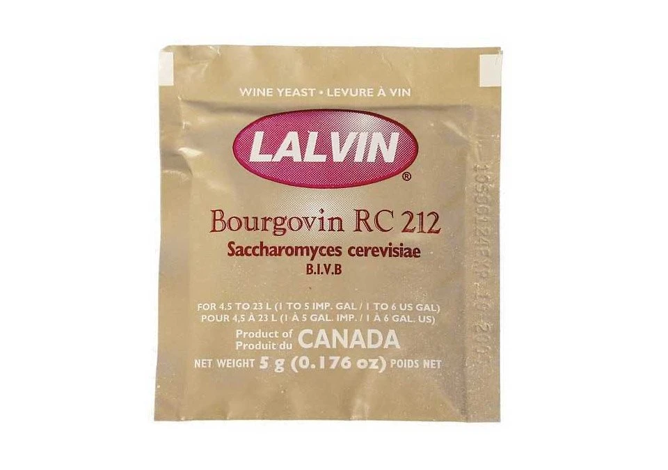 Lalvin RC-212 Bourgovin 5g Wine Yeast