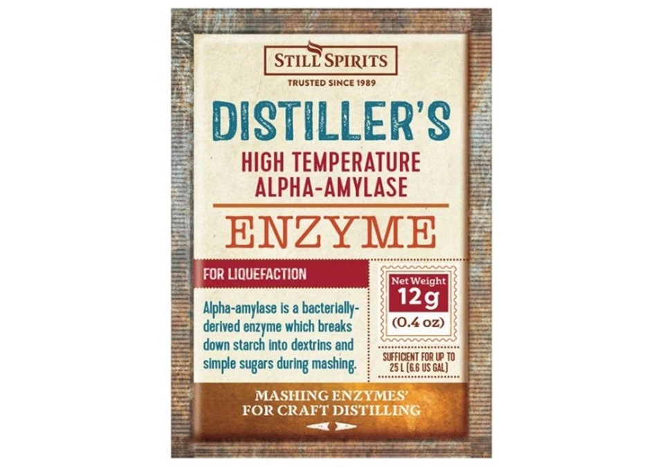 Still Spirits Distillers Enzyme High Temperature Alpha-amylase 12g