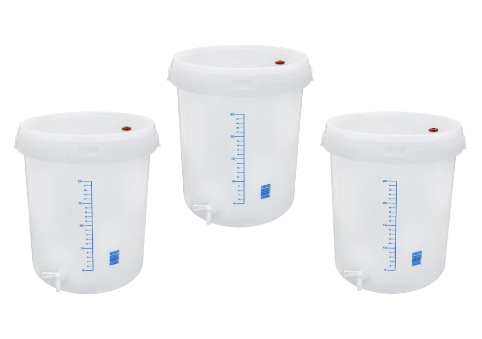 Fermenter 30L with Tap and Lid 3-pack
