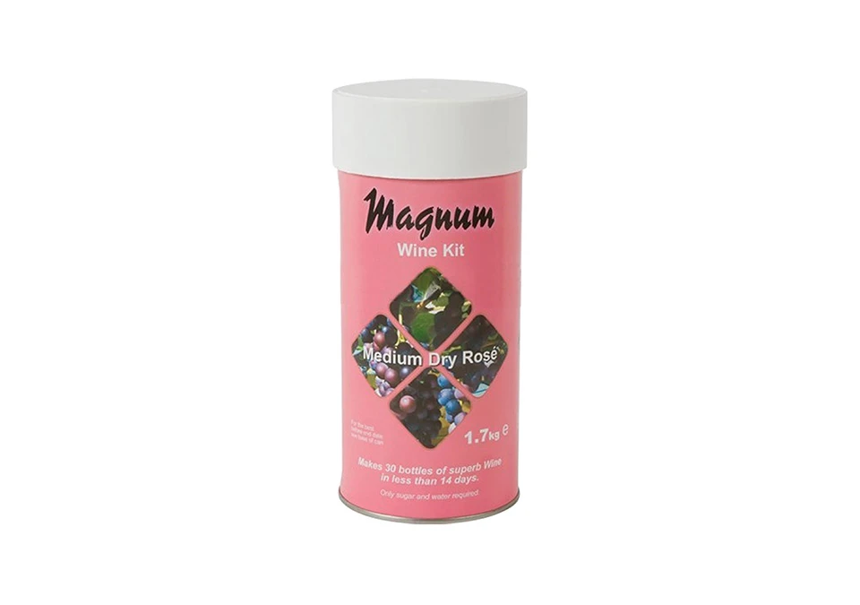 Magnum Medium Dry Rosé 23L Wine Kit