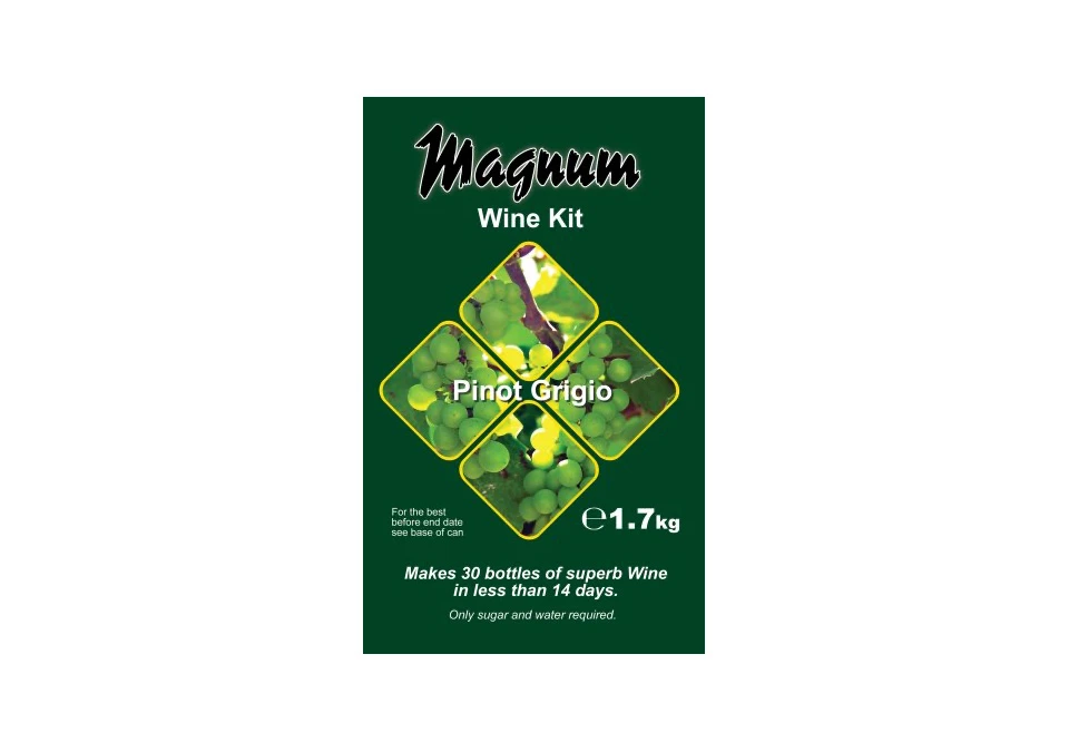 Magnum Pinot Grigio 23L Wine Kit