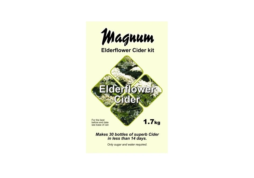 Magnum Elderflower Cider Kit 23L