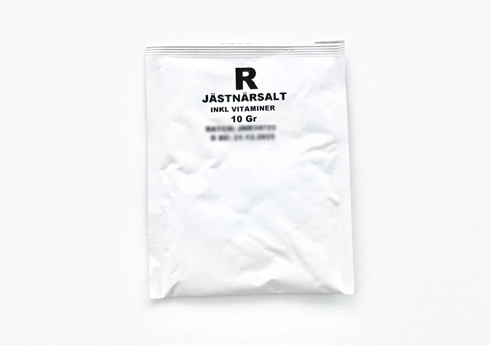 Yeast Nutrient Jäsnärsalt (Pouch R) with vitamins 10g