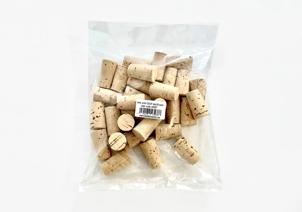 Better Brew Wine Corks Silicone 23x37mm 30-pack