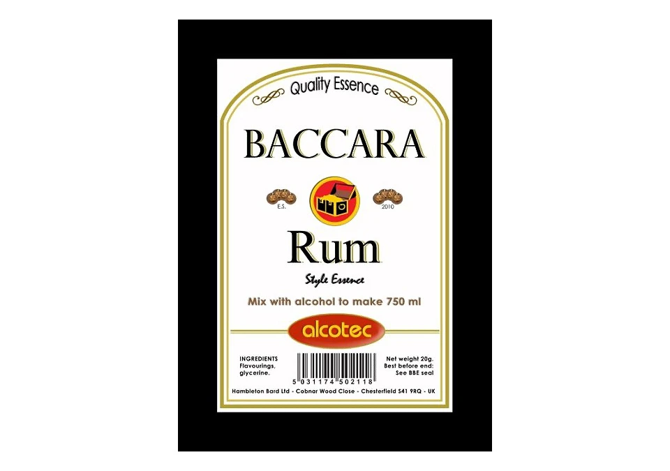 Alcotec Baccara Rum Essence 20g
