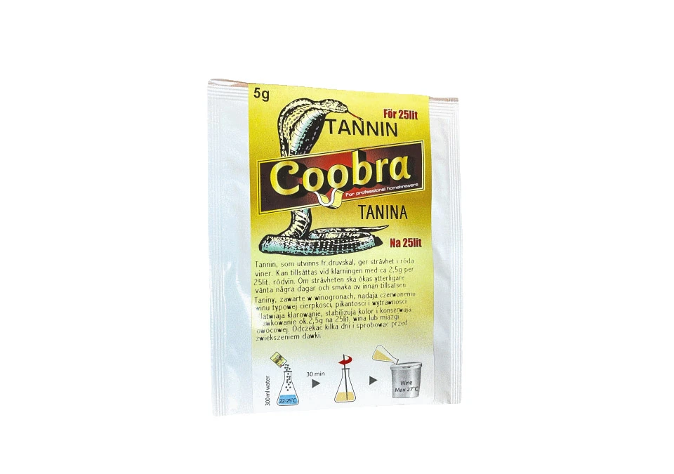 Coobra Tannin 5g for Red Wine 25L