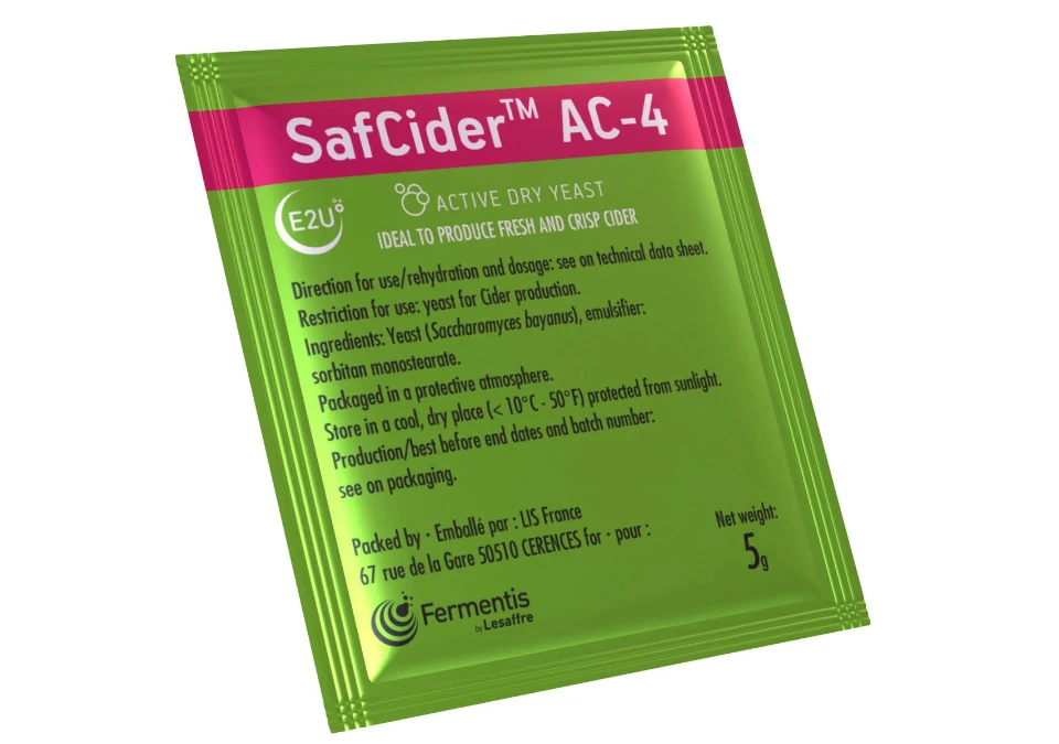 Fermentis SafCider AC-4 5g Yeast